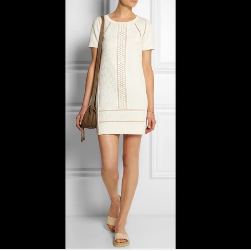 Marc by Marc Jacobs Cream Quilted Mini Dress